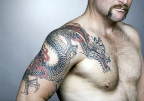 Chest Tattoo Pieces Ideas Pictures (108)