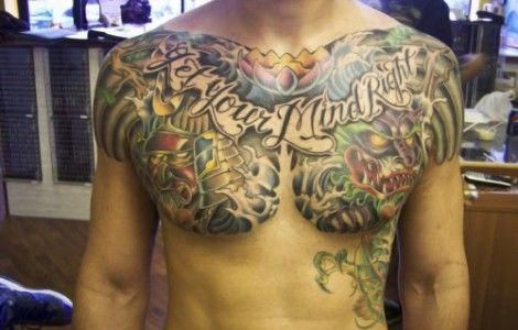Chest Tattoo Pieces Ideas Pictures (111)
