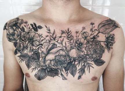 Chest Tattoo Pieces Ideas Pictures (12)