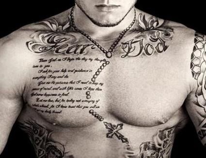 Chest Tattoo Pieces Ideas Pictures (129)