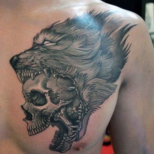 Chest Tattoo Pieces Ideas Pictures (160)