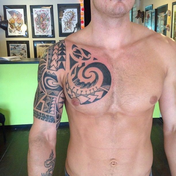 Chest Tattoo Pieces Ideas Pictures (172)