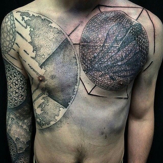 Chest Tattoo Pieces Ideas Pictures (175)