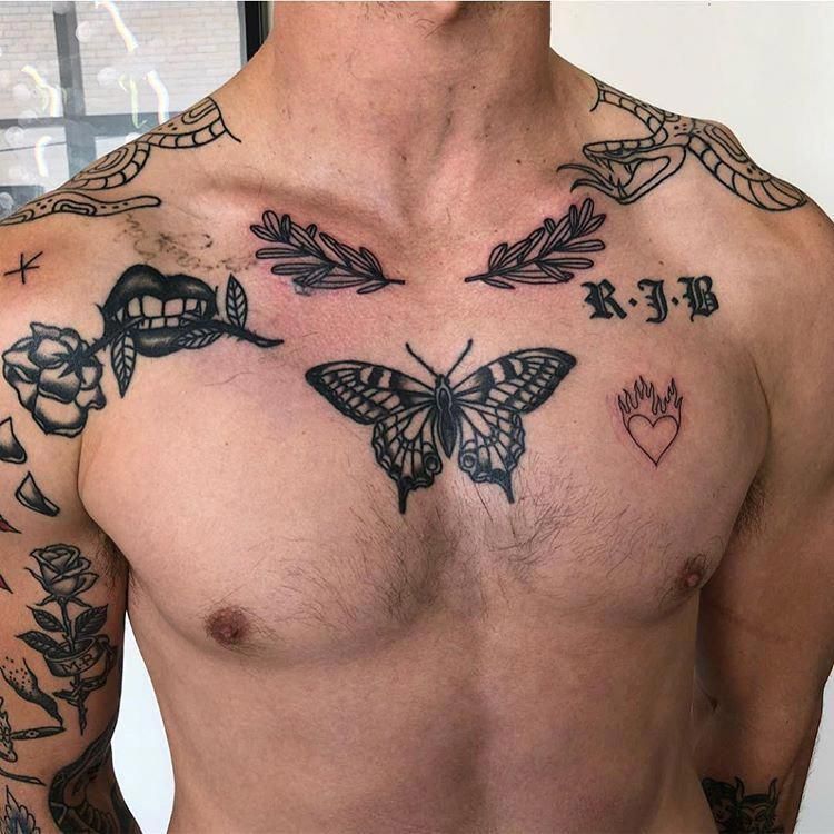 Chest Tattoo Pieces Ideas Pictures (178)