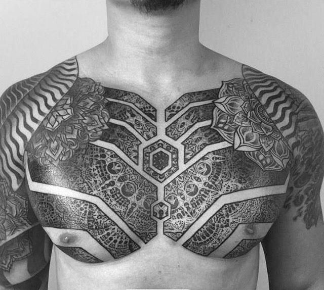 Chest Tattoo Pieces Ideas Pictures (181)
