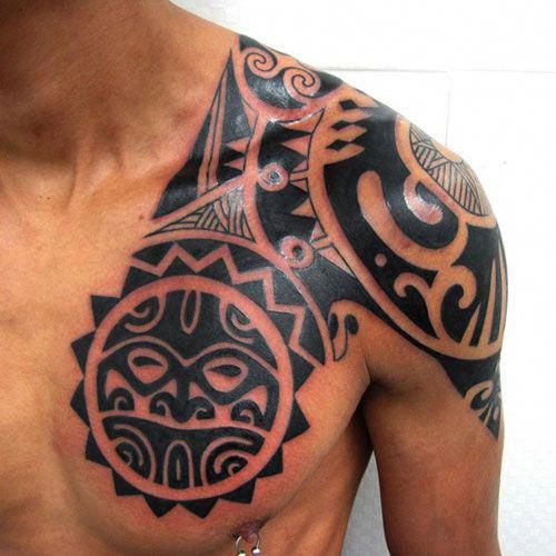 Chest Tattoo Pieces Ideas Pictures (185)