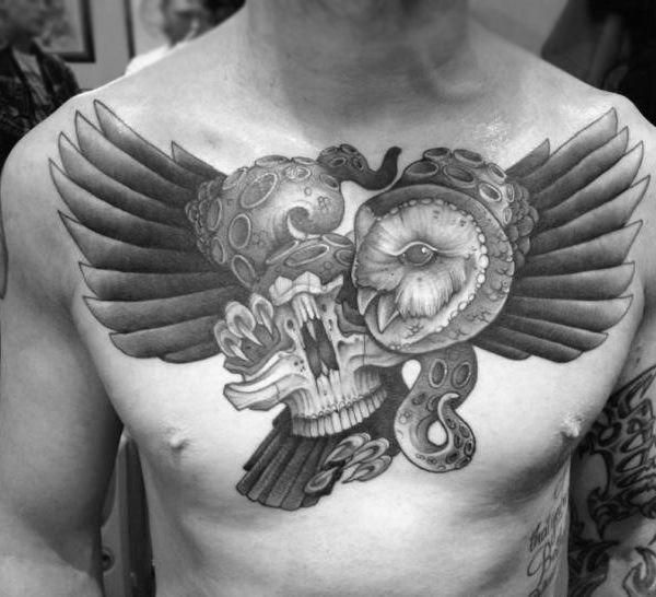 Chest Tattoo Pieces Ideas Pictures (187)
