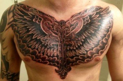 Chest Tattoo Pieces Ideas Pictures (198)