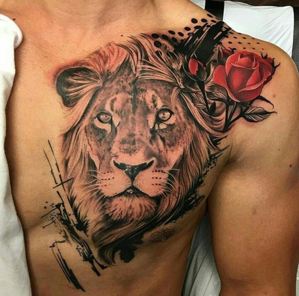 Chest Tattoo Pieces Ideas Pictures (199)
