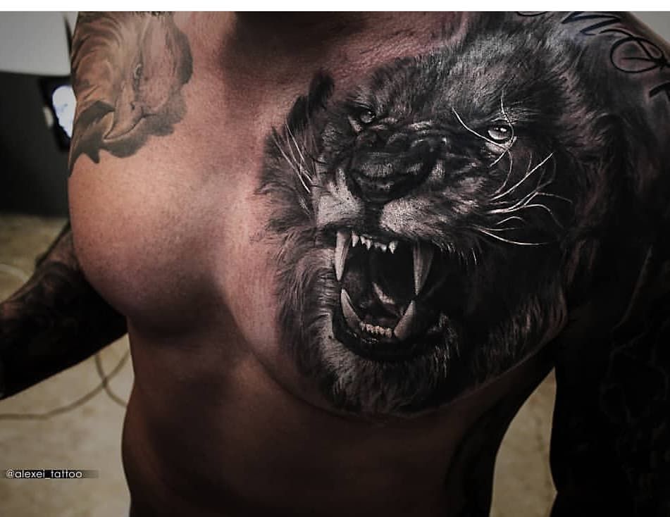 Chest Tattoo Pieces Ideas Pictures (201)