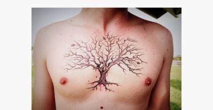 Chest Tattoo Pieces Ideas Pictures (203)