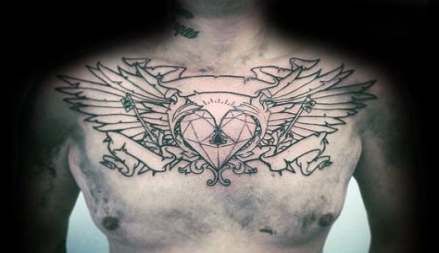 Chest Tattoo Pieces Ideas Pictures (207)