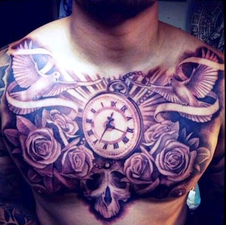 Chest Tattoo Pieces Ideas Pictures (21)