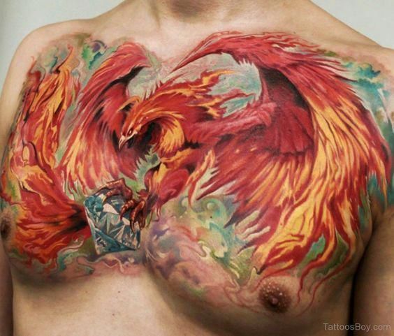 Chest Tattoo Pieces Ideas Pictures (220)