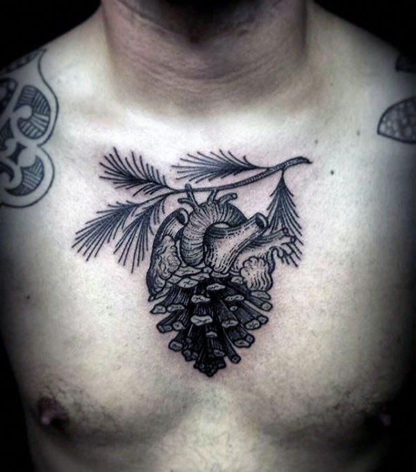 Chest Tattoo Pieces Ideas Pictures (221)