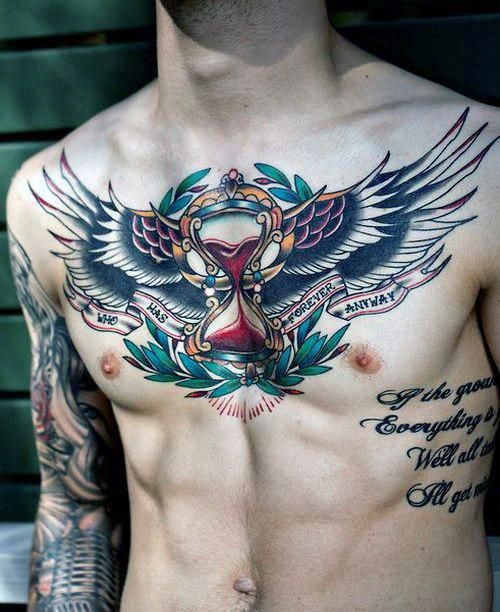 Chest Tattoo Pieces Ideas Pictures (222)