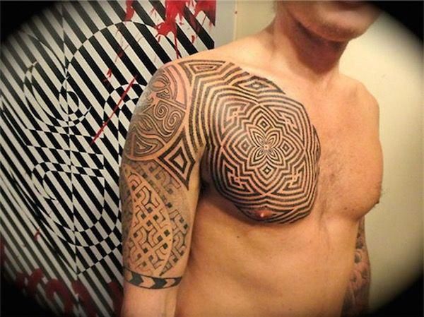Chest Tattoo Pieces Ideas Pictures (224)