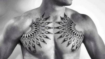 Chest Tattoo Pieces Ideas Pictures (230)