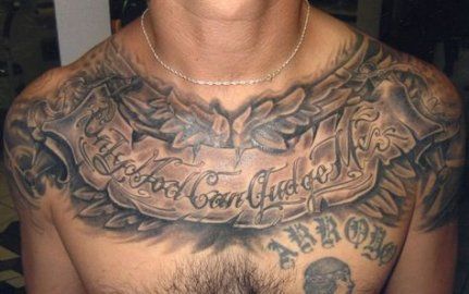Chest Tattoo Pieces Ideas Pictures (235)