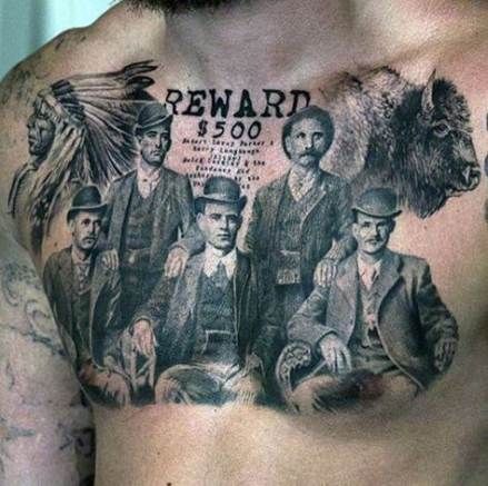 Chest Tattoo Pieces Ideas Pictures (240)