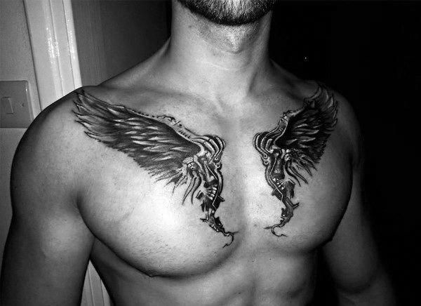 Chest Tattoo Pieces Ideas Pictures (241)