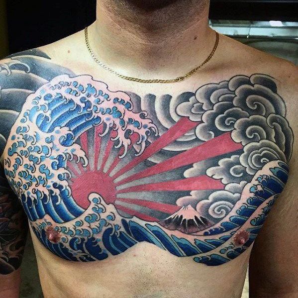 Chest Tattoo Pieces Ideas Pictures (28)