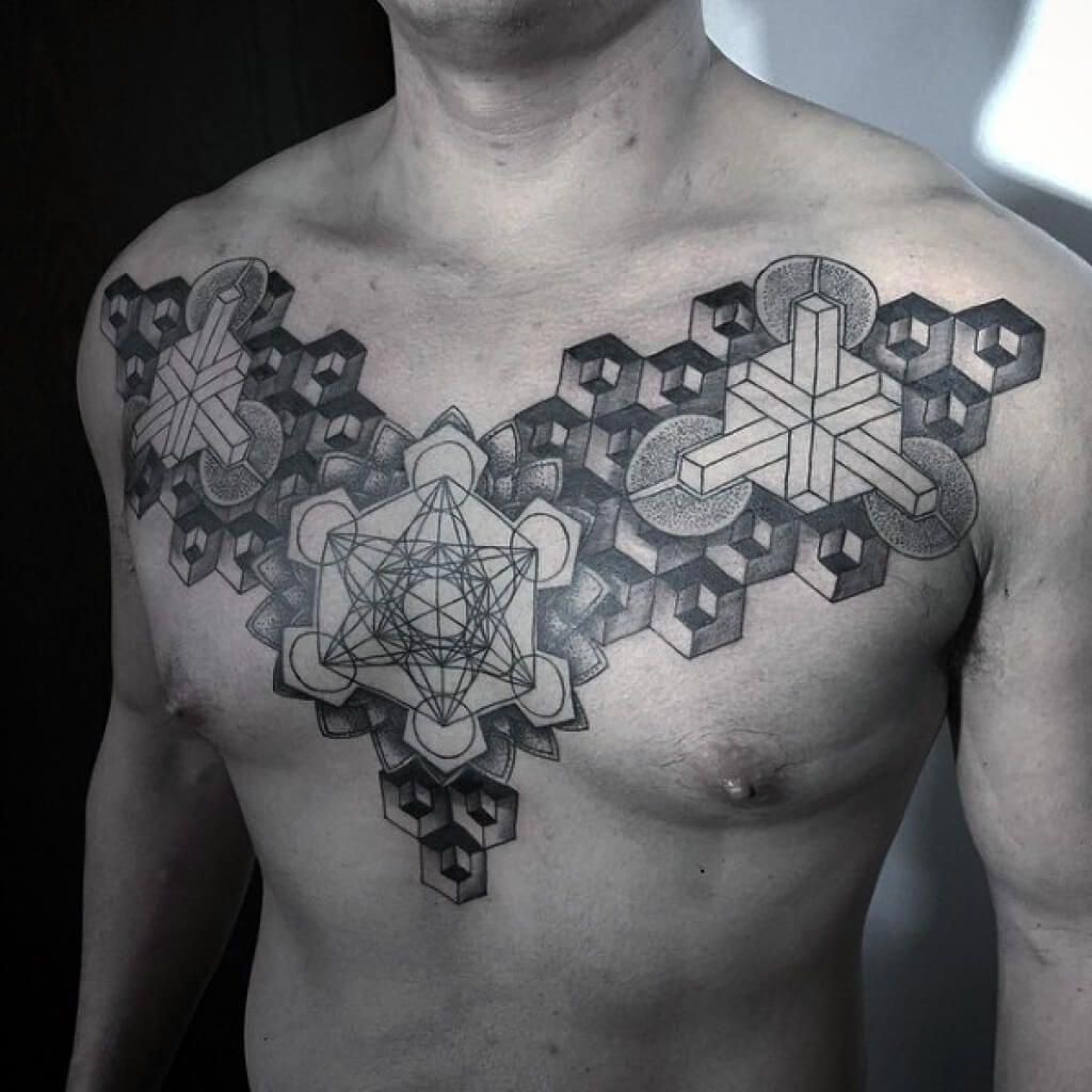 Chest Tattoo Pieces Ideas Pictures (46)