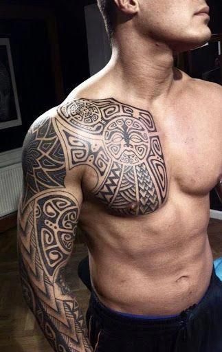 Chest Tattoo Pieces Ideas Pictures (47)