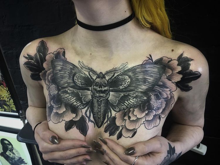 Chest Tattoo Pieces Ideas Pictures (5)