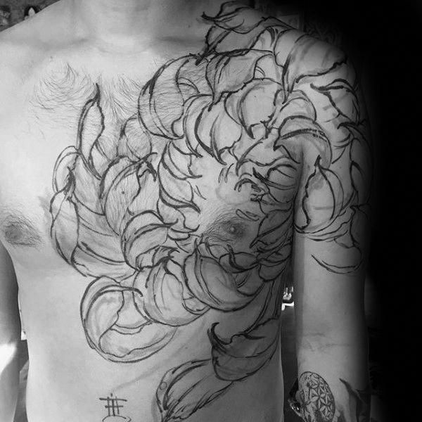 Chest Tattoo Pieces Ideas Pictures (52)