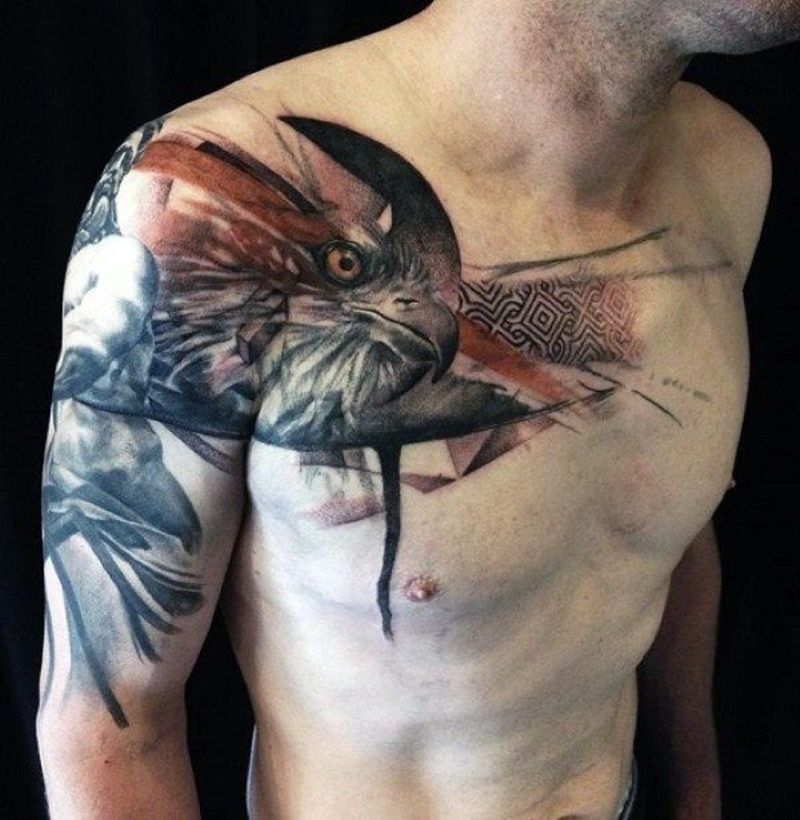 Chest Tattoo Pieces Ideas Pictures (64)