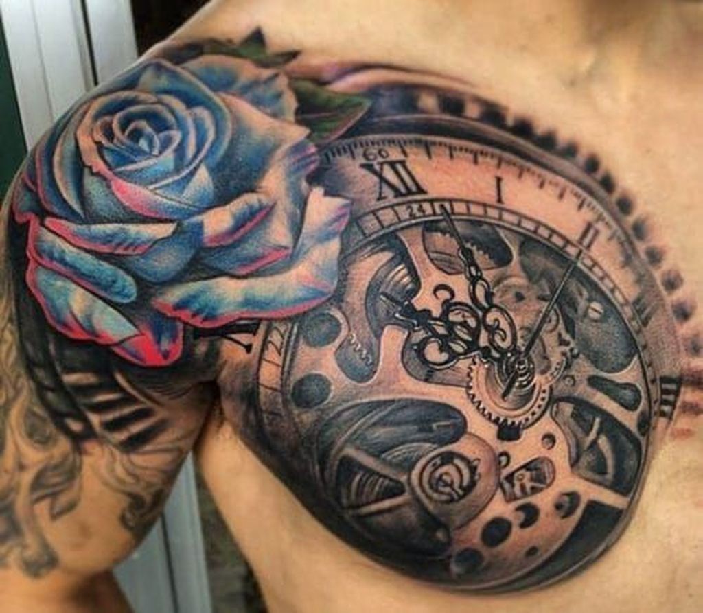 Chest Tattoo Pieces Ideas Pictures (65)