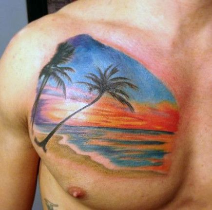 Chest Tattoo Pieces Ideas Pictures (68)