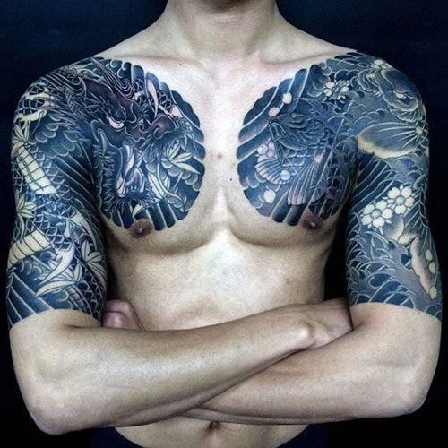 Chest Tattoo Pieces Ideas Pictures (85)