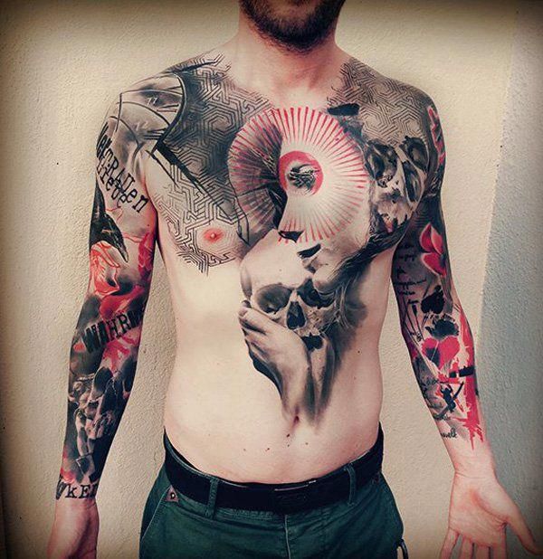 Chest Tattoo Pieces Ideas Pictures (94)