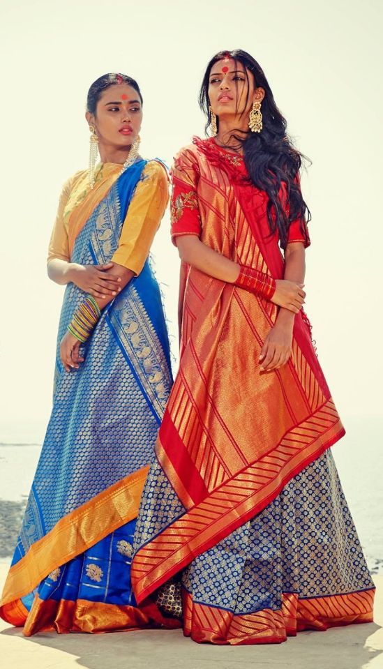Different Saree Wearing Style (166)