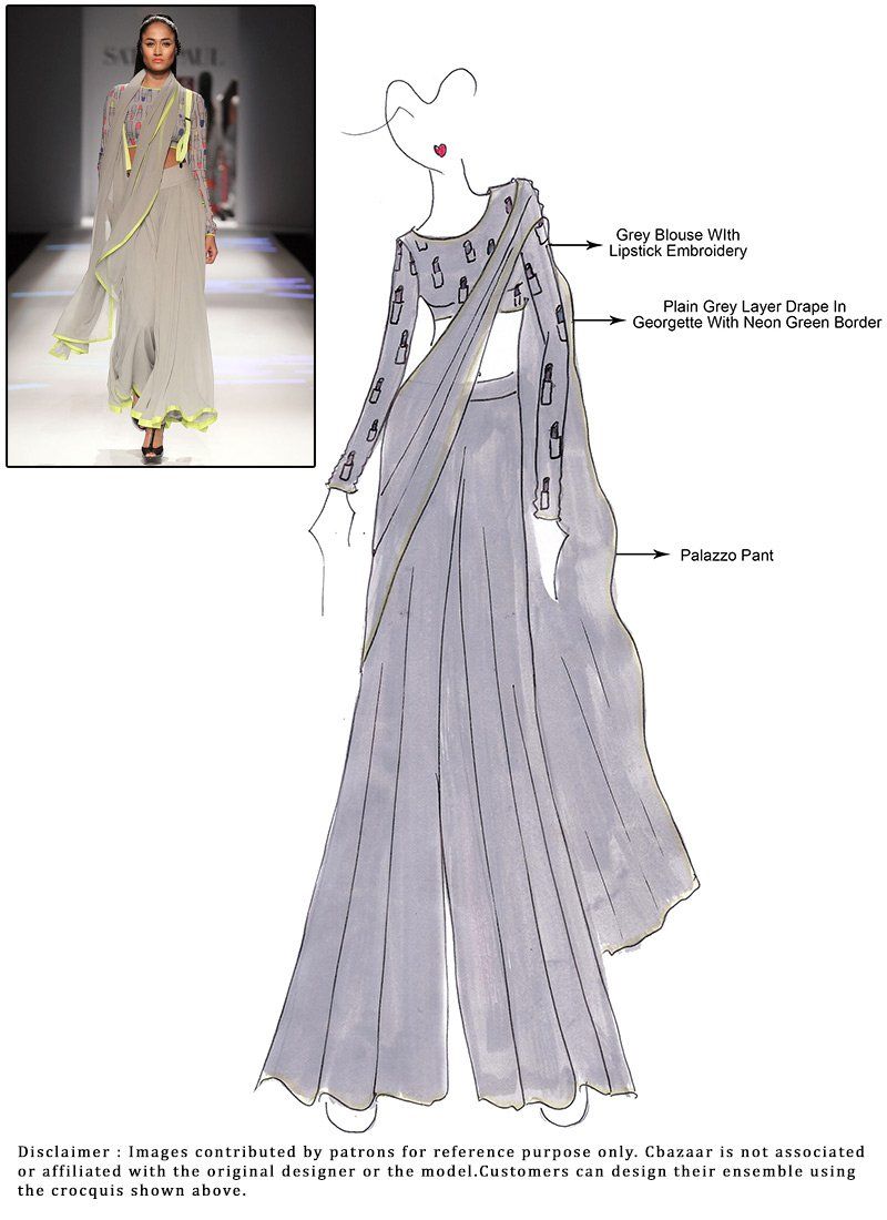 Different Saree Wearing Style (261)