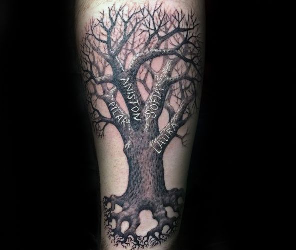 Family Tree Tattoo With Names (170)