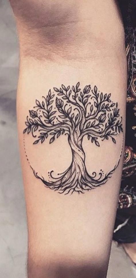 Family Tree Tattoo With Names (72)
