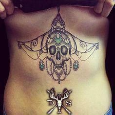 Female Chest Tattoo Pictures Ideas (12)