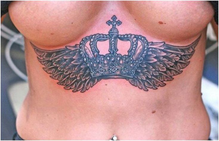 Female Chest Tattoo Pictures Ideas (183)