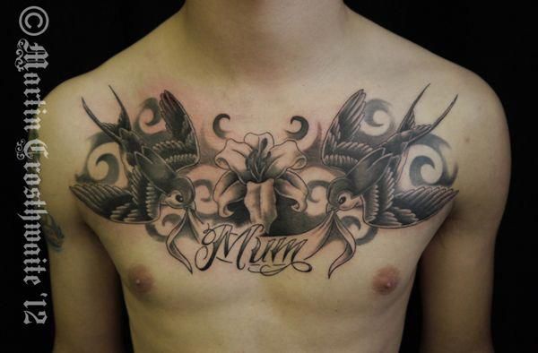 Female Chest Tattoo Pictures Ideas (224)