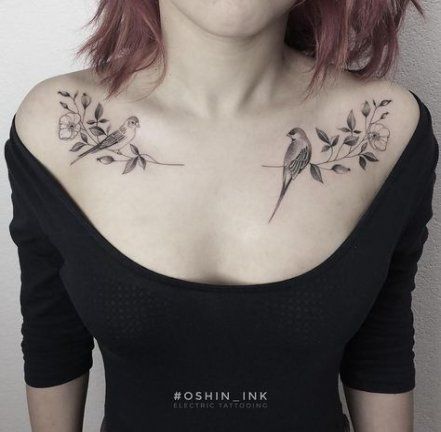Female Chest Tattoo Pictures Ideas (55)