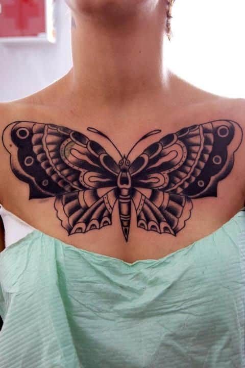 Female Chest Tattoo Pictures Ideas (92)