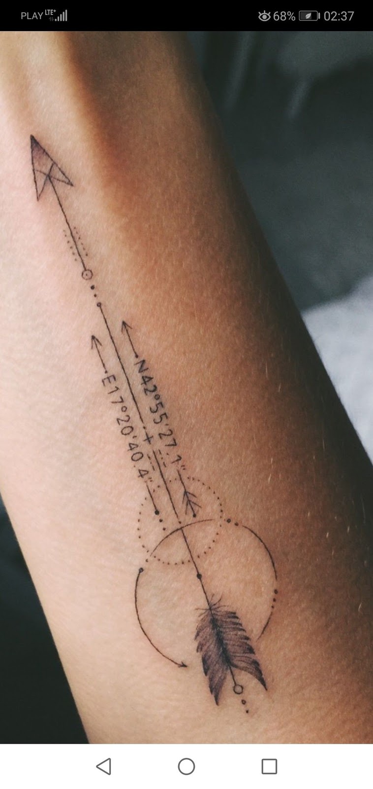 Significado De Tatuajes De Flechas Con Triangulos (104)