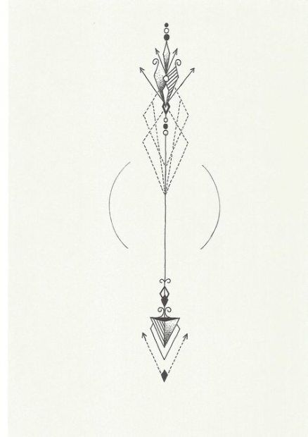 Significado De Tatuajes De Flechas Con Triangulos (130)