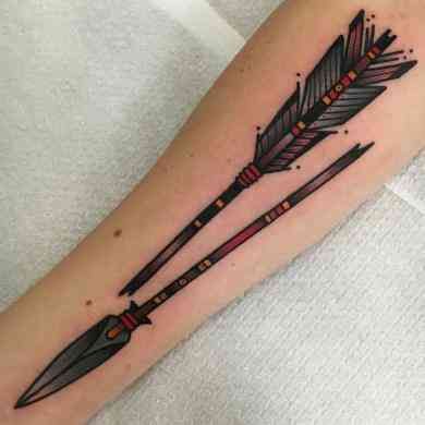 Significado De Tatuajes De Flechas Con Triangulos (193)