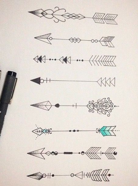 Significado De Tatuajes De Flechas Con Triangulos (47)
