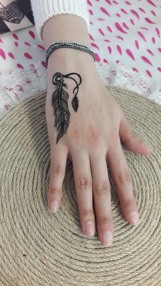 Share 89+ about mehndi design for boy hand tattoo super cool -  .vn