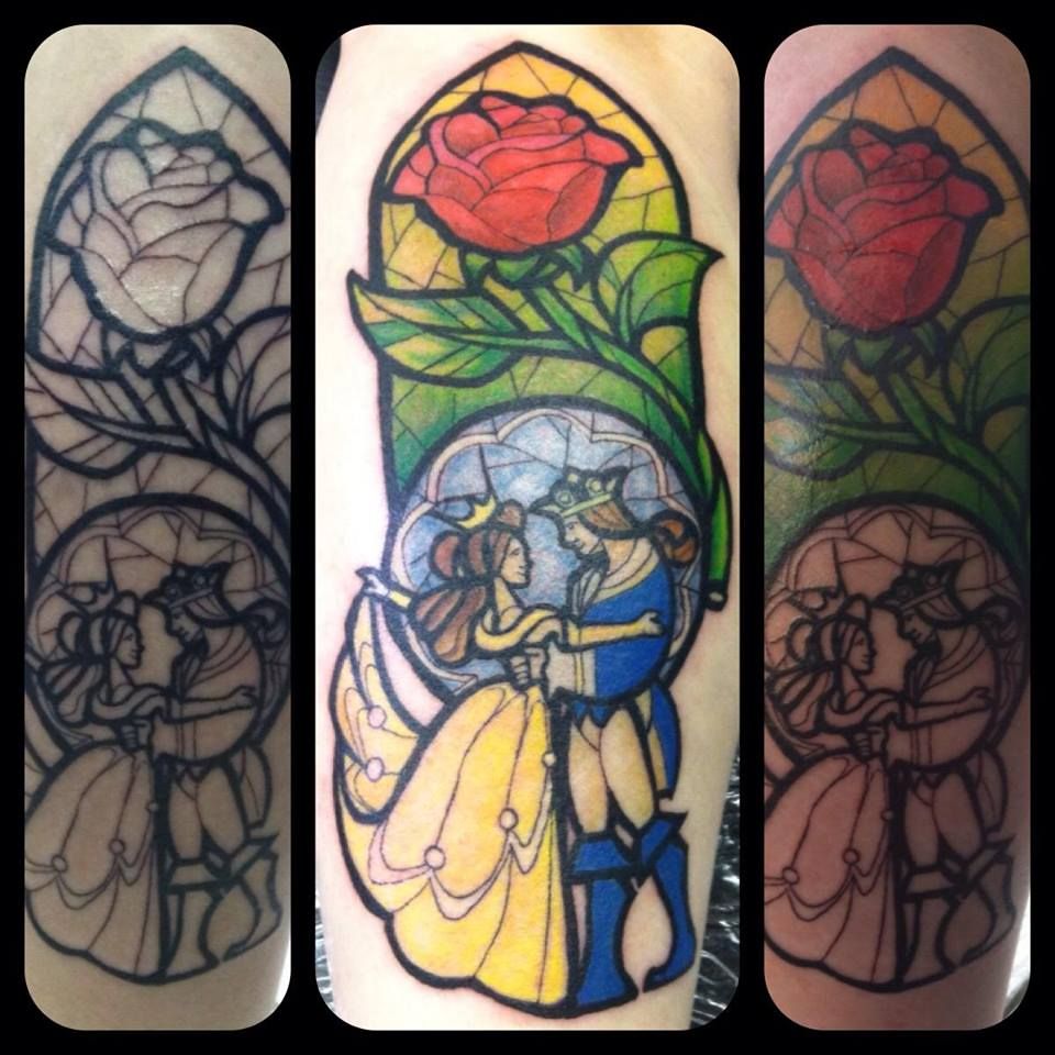 Simple Small Beauty And The Beast Tattoo Designs Ideas (106)